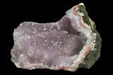 Amethyst Crystal Geode Section - Morocco #127977-1
